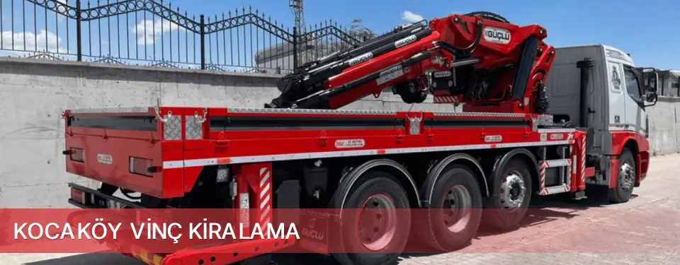 Kocaköy İlçemi Vinç Kiralama
